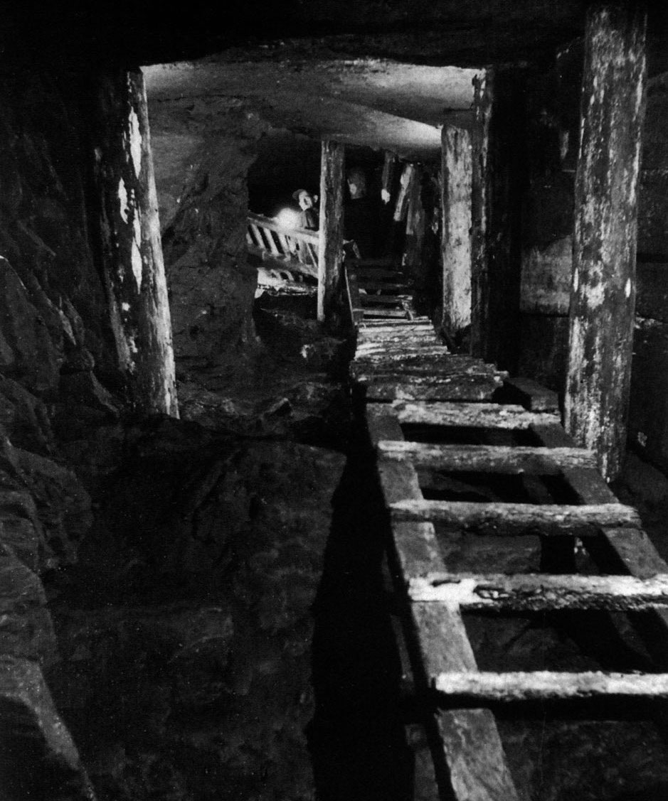 Aufstieg in ein Aufhauen